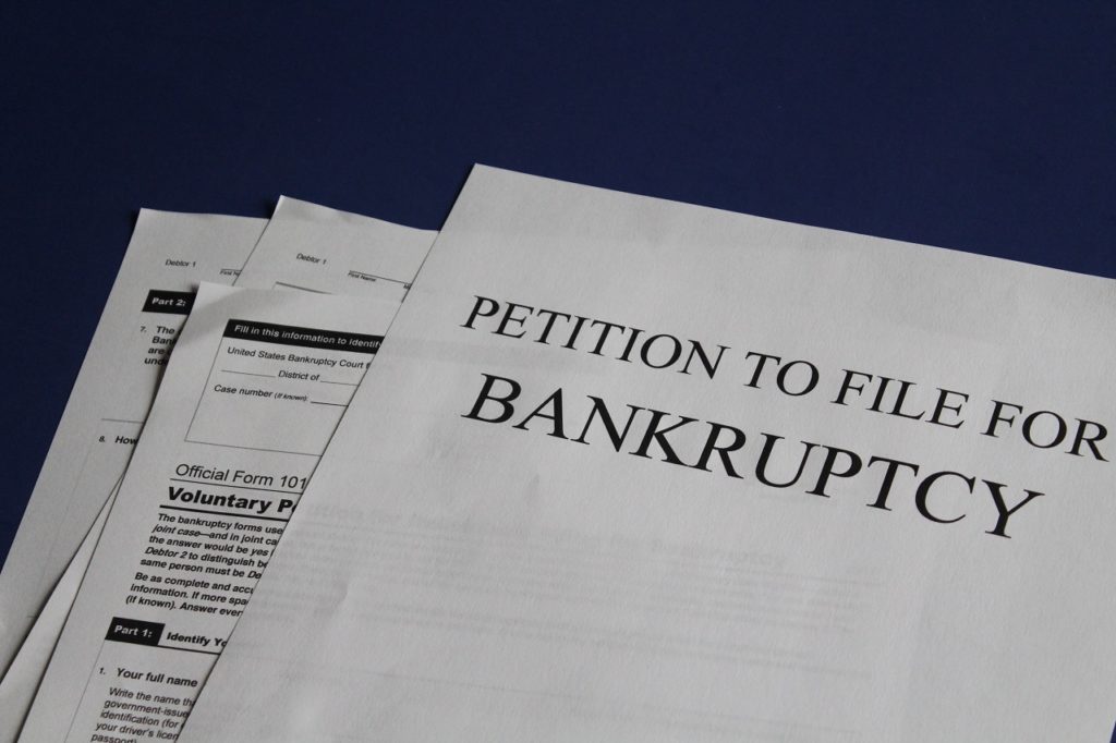 petition bankruptcy