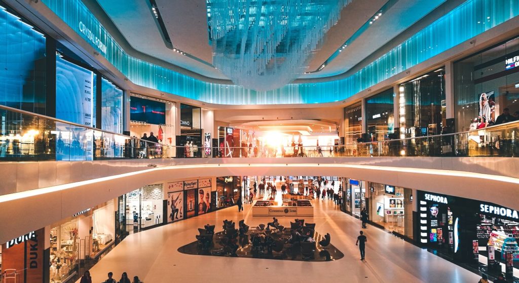 shopping mall image