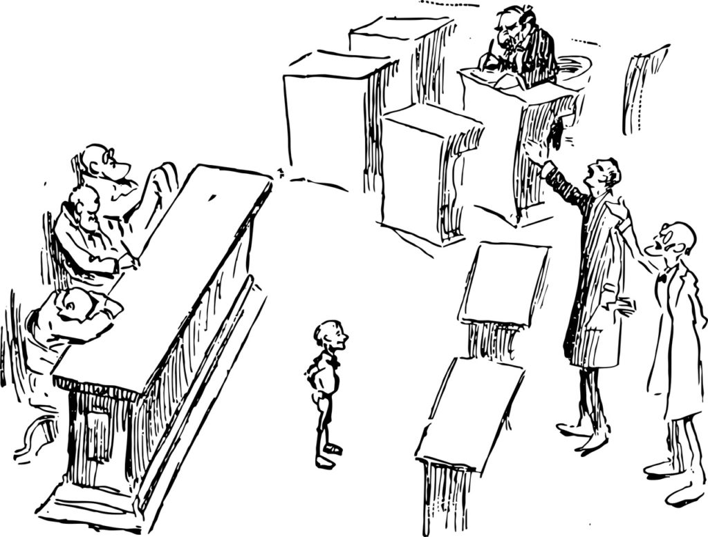 court jury debate image