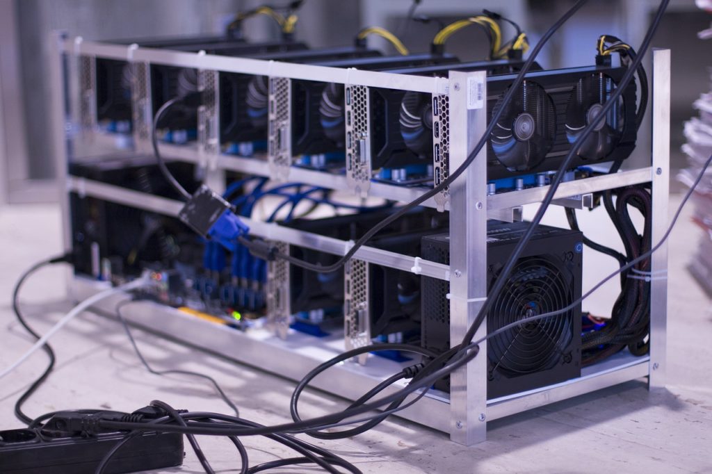 cryptocurrency mining image