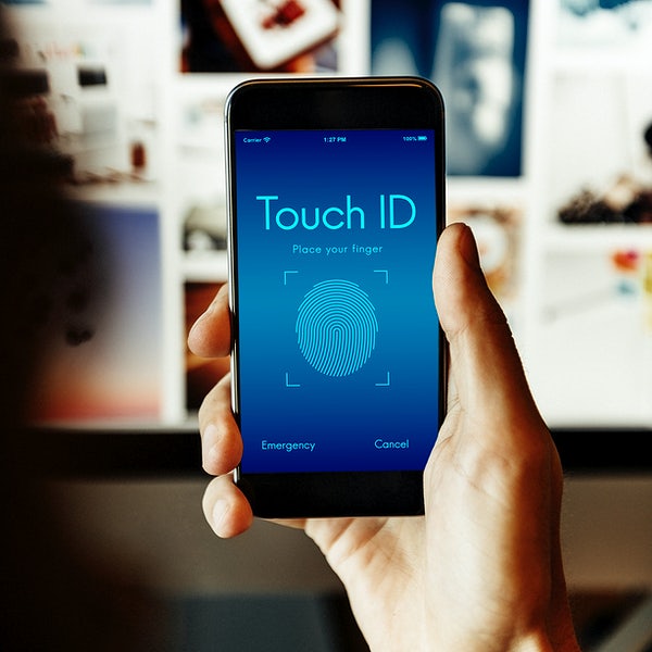 touch id on smartphone