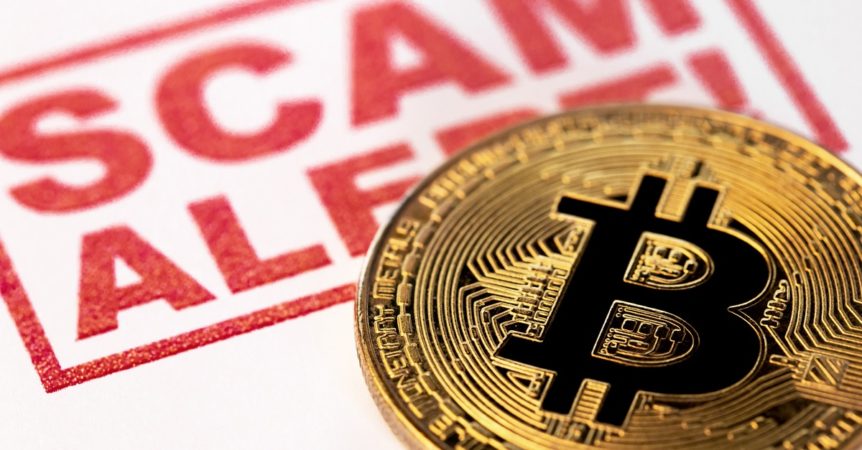 scam with Bitcoin cryptocurrency
